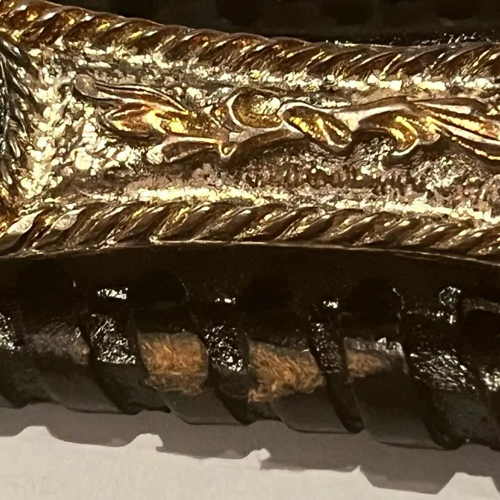 Hecho en Mexico Leather Belt Size 44 | Without Buckle|Scuffs on Leather